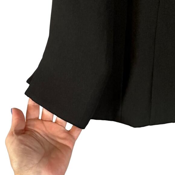 Jessica Howard Black One Button Collared Formal Blazer Jacket Women Sz 8 - Picture 7 of 9